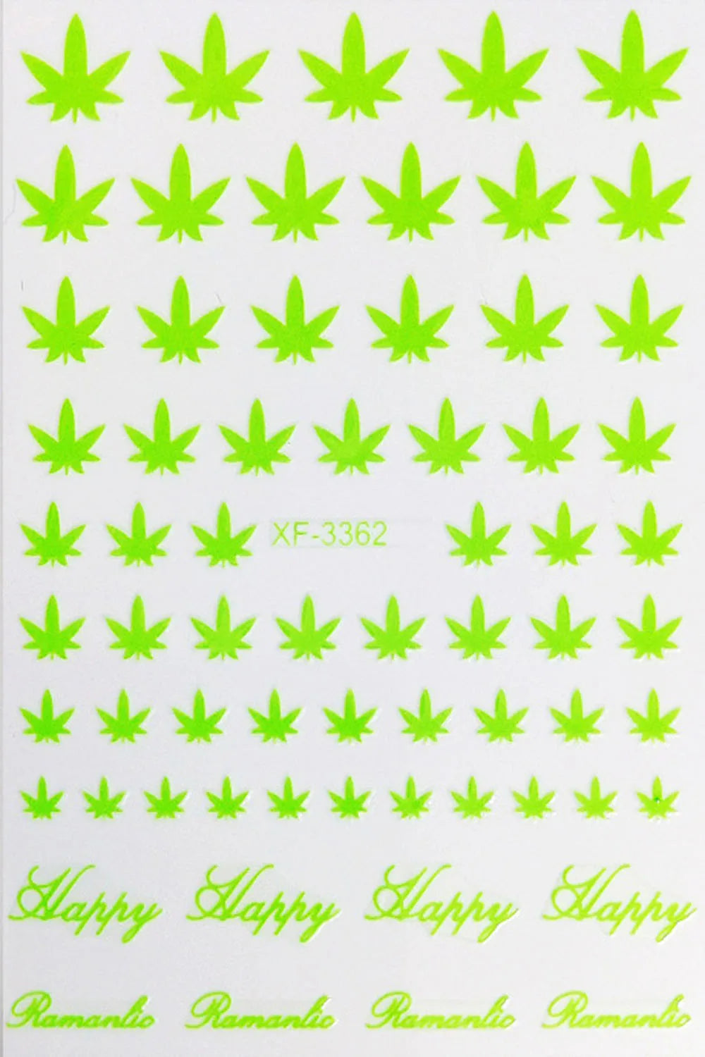 Stickers de Uñas 3D con Diseño de Hojas de Cannabis – Arte de Uñas Moderno y Colorido 🌿✨

Descubre estos stickers Cannábicos de uñas 3D premium , perfectos para expresar tu estilo único con diseños inspirados en