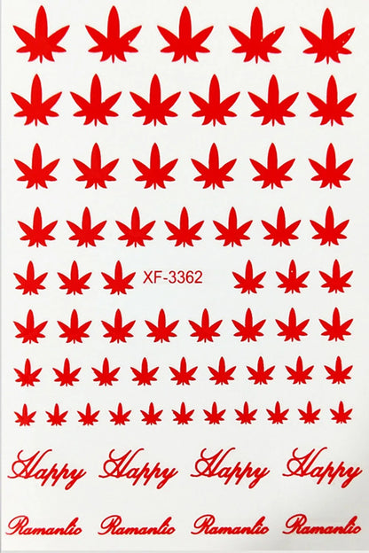 Stickers de Uñas 3D con Diseño de Hojas de Cannabis – Arte de Uñas Moderno y Colorido 🌿✨

Descubre estos stickers Cannábicos de uñas 3D premium , perfectos para expresar tu estilo único con diseños inspirados en