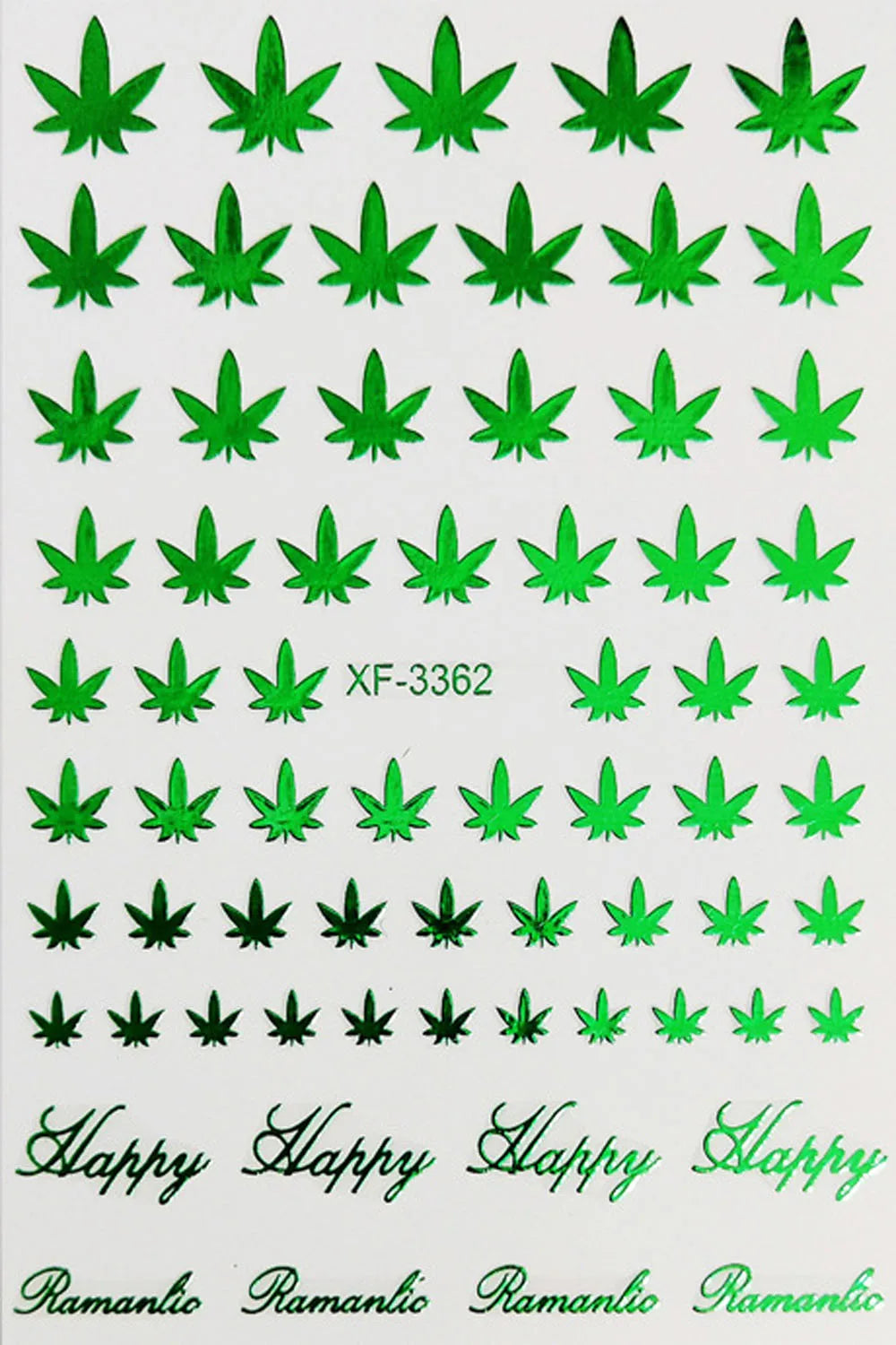 Stickers de Uñas 3D con Diseño de Hojas de Cannabis – Arte de Uñas Moderno y Colorido 🌿✨

Descubre estos stickers Cannábicos de uñas 3D premium , perfectos para expresar tu estilo único con diseños inspirados en
