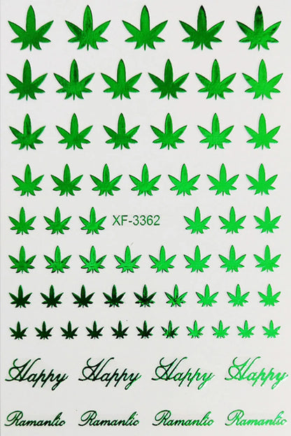 Stickers de Uñas 3D con Diseño de Hojas de Cannabis – Arte de Uñas Moderno y Colorido 🌿✨

Descubre estos stickers Cannábicos de uñas 3D premium , perfectos para expresar tu estilo único con diseños inspirados en