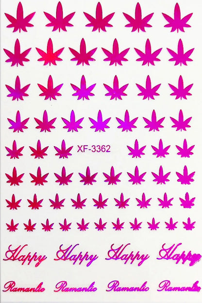 Stickers de Uñas 3D con Diseño de Hojas de Cannabis – Arte de Uñas Moderno y Colorido 🌿✨

Descubre estos stickers Cannábicos de uñas 3D premium , perfectos para expresar tu estilo único con diseños inspirados en