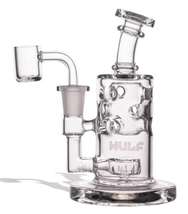 Wulf Glass Dab Rig Shift — Mini Rig Borosilicato + Banger 14mm 🔥 Setup Completo